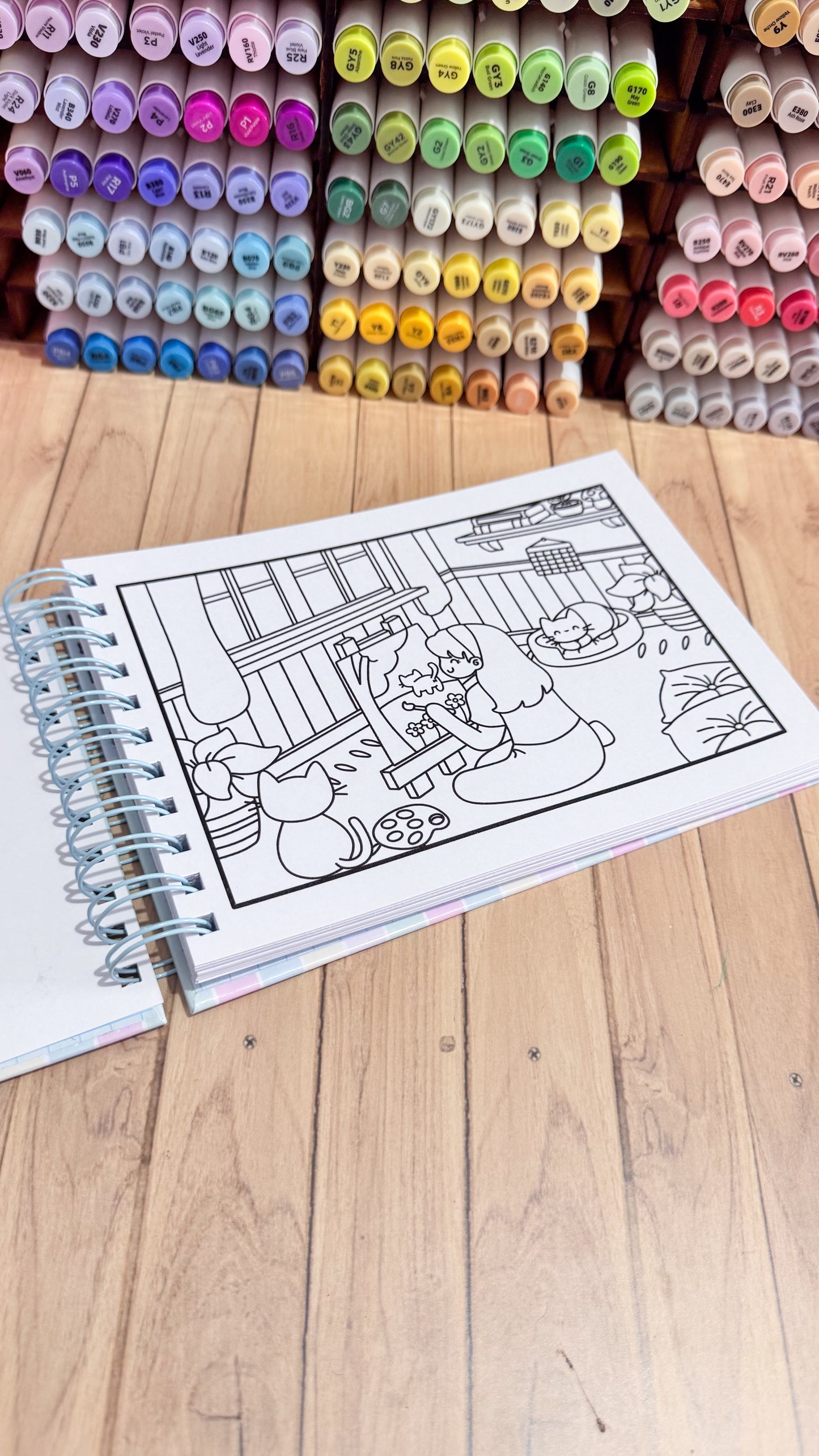 Caderno de colorir momentos