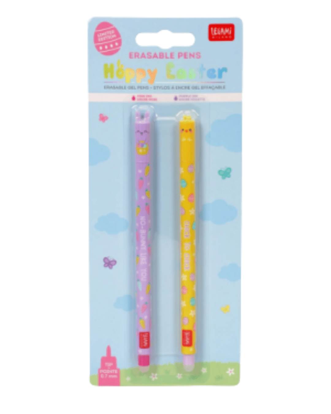 Set Esferográficas apagávels Legami edição Pascoa