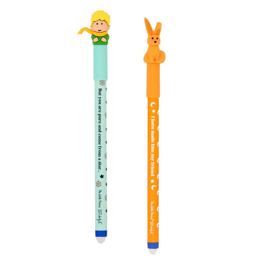 Set de 2 Esferográficas apagáveis Bo-Bo – O Principezinho e a Raposa - Mr. Wonderful - PRODUTO EM PRE-VENDA