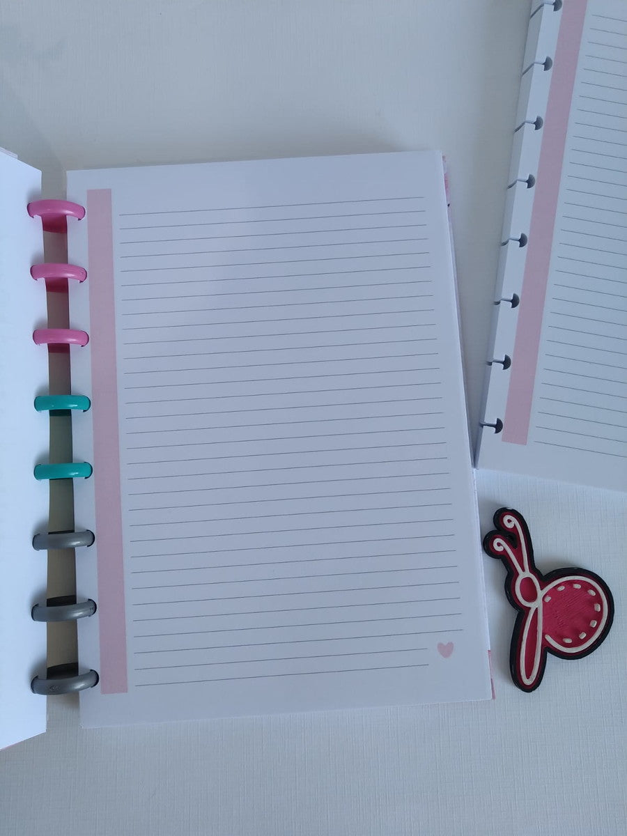 Caderno de disco personalizado