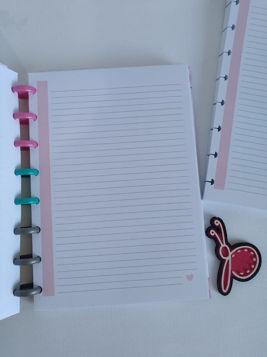 Caderno de disco personalizado