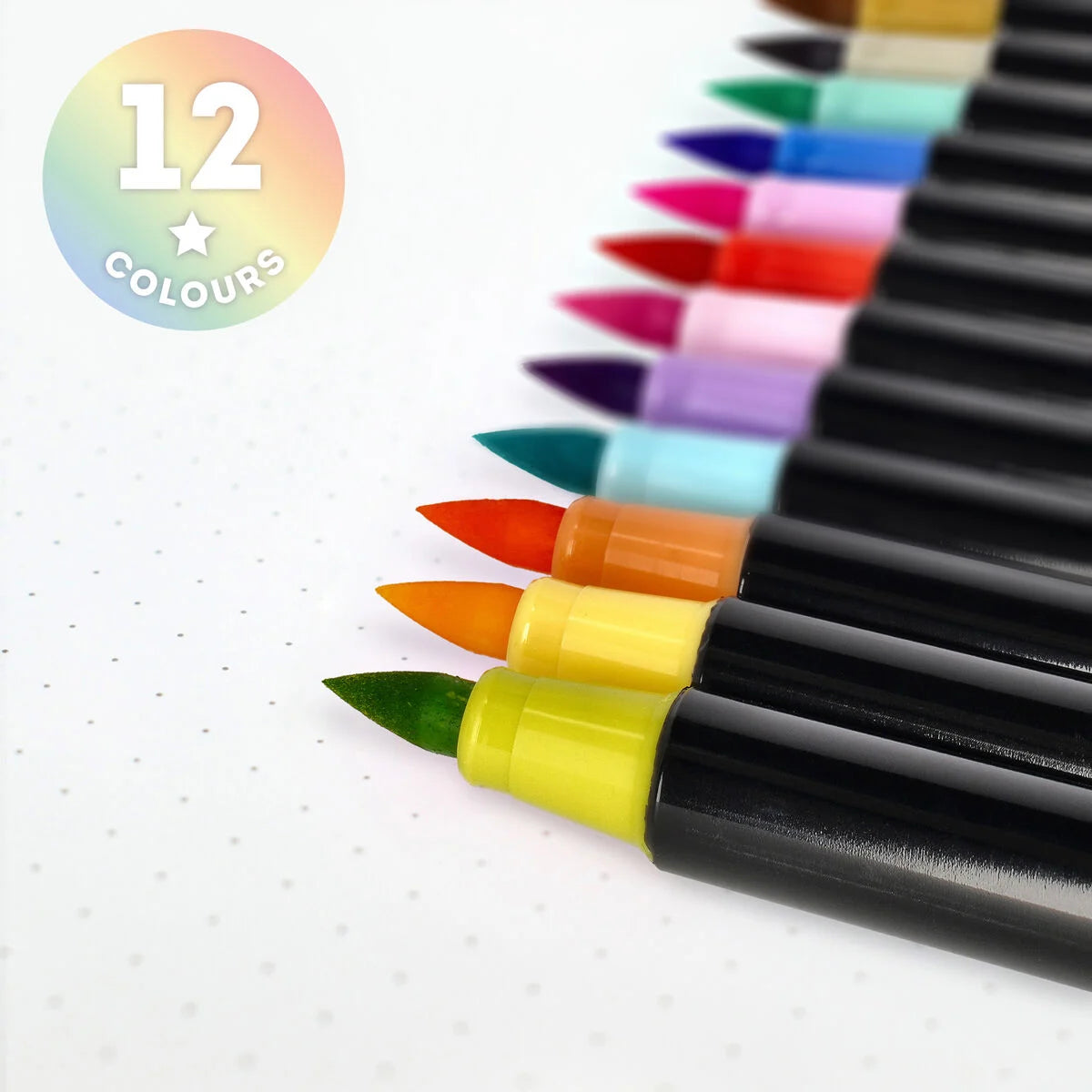 Conjunto 12 Brush Markers Pastel Colours Legami (Cópia)